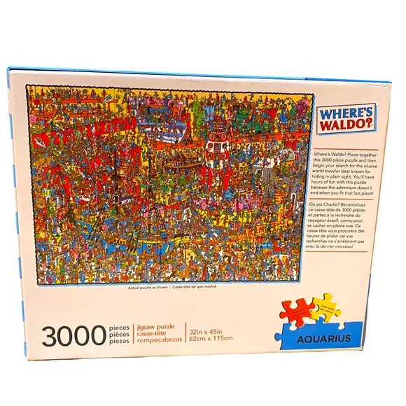 Aquarius Where’s Waldo 3000 piece puzzle - Picture 3 of 3
